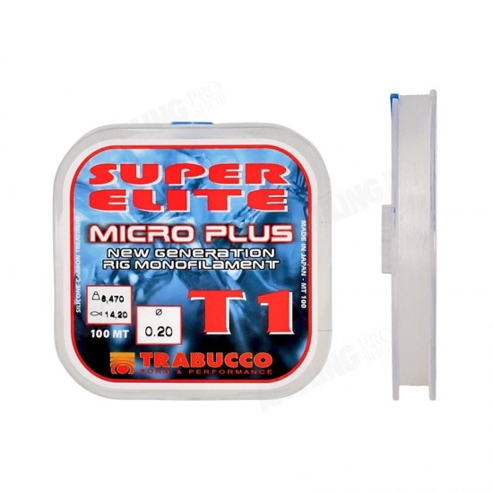 Fir Monofilament Trabucco - Super Elite Micro T1 0.14mm 100m Fir Monofilament Trabucco - Super Elite Micro T1 0.14mm 100m